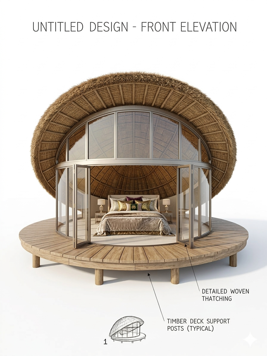 The Clam Shell Eco Villa