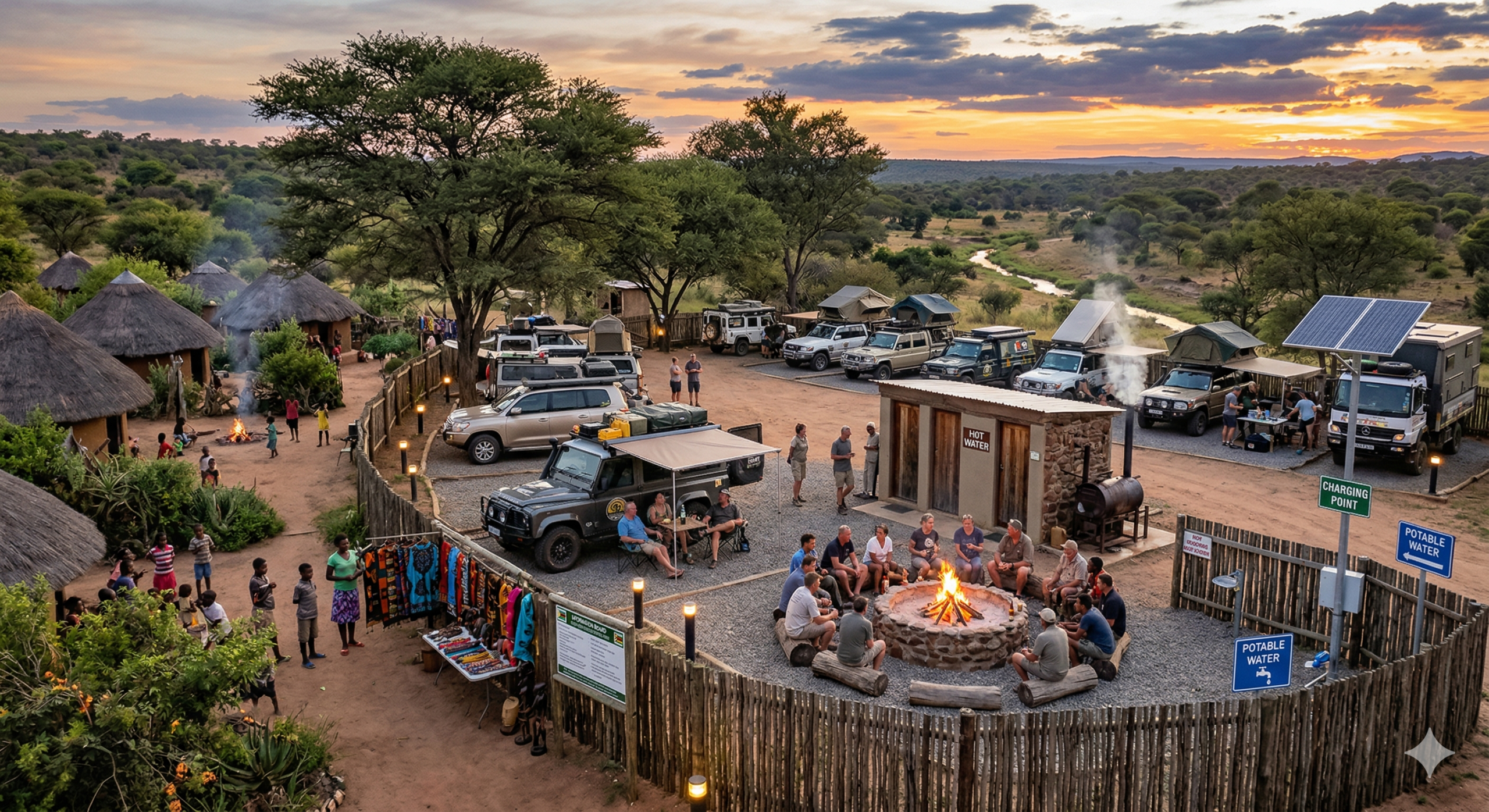 Building A Village Campsite